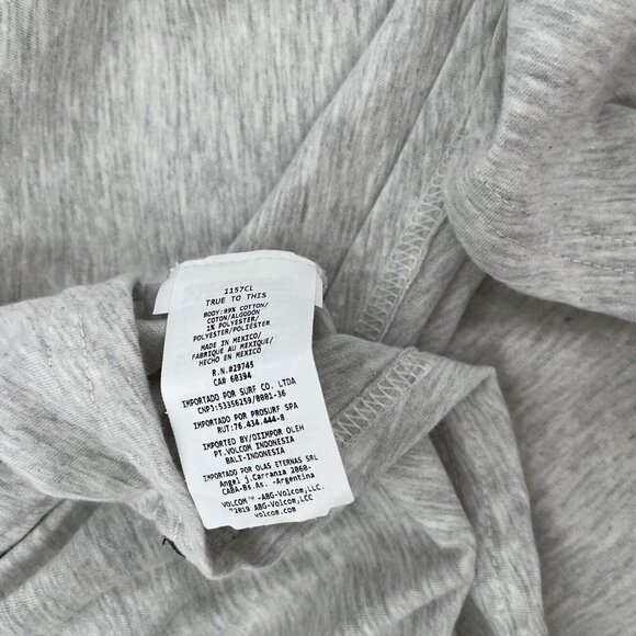 NEW Volcom Men's Slicer Graphic Modern Fit T-Shirt Heather Gray Size 2XL XXL - Picture 7 of 11